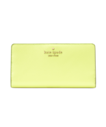 New Kate Spade Madison Large Slim Bifold Lime Slushy - $82.72 CAD