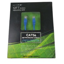 Hype CAT5 Networking Cable 12FT 3.6M NEW Sealed - $7.74