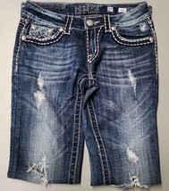 Women&#39;s Miss Me Irene Straight Distressed Denim Jeans JPD1001ST Size 27 - £22.83 GBP
