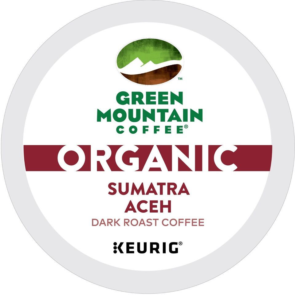 96/PACK - Green Mountain Organic Sumatra Aceh Coffee K-Cup Pods BULK PAC... - $27.99