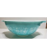 Pyrex Blue White Amish Butterprint 444 Large Cinderella Nesting Bowl 4Q  - £52.50 GBP
