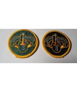 QUANTITY OF 2 U.S. MILITARY 3RD CAVALRY REGIMENT CLASS A PATCHES USAMM S... - $15.29