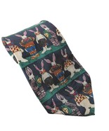 955 Originals Easter Bunny Rabbits Dressed Up Novelty Polyester Necktie - $324.42 MXN