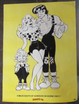 Vintage 1974 Li&#39;l Abner Al Capp&#39;s Dogpatch Daisy Mae Poster 18x25 - £27.59 GBP