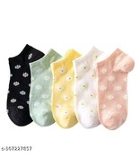 Womens Socks Ankle Socks Office 5 Pairs Cotton Gym yoga Running Sports S... - £12.42 GBP