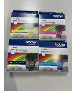 Lot of 4 Genuine Brother LC406 Black Cyan Yellow Magenta Ink Cartridges - €170,79 EUR
