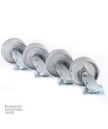 6&quot; x 2&quot; Swivel Casters Steel Wheel 1200lb ea Heavy Duty Tool Box(4) - $99.00