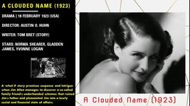 A Clouded Name (1923) silent w/ English sub Director: Austin O. Huhn - £6.39 GBP