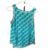 She + Sky Boutique Sleeveless Blouse Tank Top Women&#39;s size Small Mint Green - $10.61