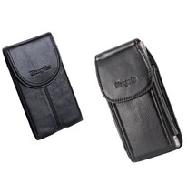 2 Pack Genuine Leather Cell Phone Holsters Belt with - £140.04 GBP