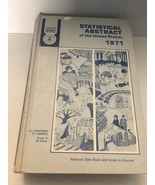 Statistical Abstract of the United States 1971 Hardcover - $16.36 CAD