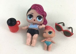 LOL Surprise MGA Doll Accessories 4pc Lot Sparkle Little Sis Cup Sunglasses 2016 - £10.31 GBP