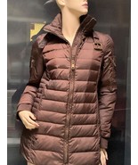 Andrew Marc Quilted Packable Duvet Plum Coat Sz XS Brown - $1,775.29 MXN