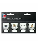 NFL New Orleans Saints Shot Glass Set 4 Pack Shot Glass Set - $24.99