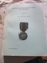 Philippine Campaign Service Medal Isue Records Book - $34.66