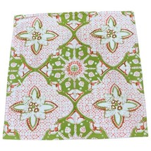 Bright Green Pink Mandala Abstract Indoor Outdoor Throw Cover Pillow Case 21” - £45.06 GBP