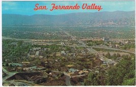 Postcard San Fernando Valley Los Angeles California - £3.10 GBP