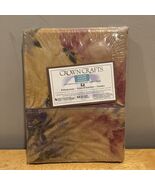 Vintage Crown Crafts Standard Pillowcases NIP Ramballet Brown Floral Wat... - €33,99 EUR