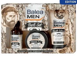 Balea Men Bergamot Gift Set for Beard Care 3pcs Germany Made Limited NEW Natural - £31.92 GBP