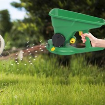 Handheld Lawn Seed Spreader, Portable Fertilizer Spreaders, Hand-Cranked... - $55.88