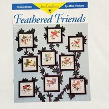 Feathered Friends Birds Cross Stitch Mike Vickery Just CrossStitch 1994 ... - $23.75