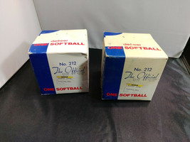 LOT-2 deBeer Softball No 212 The Official Steam Welded NOS still sealed ... - $24.99