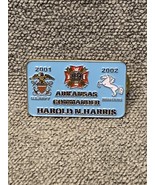 NEW VFW Arkansas Commander Harold N Harris 01-02 Pin KG JD Veterans Fore... - $11.88