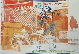 Robert Rauschenberg Bicycle, National Gallery, 1991 - £272.50 GBP