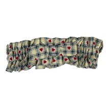 Longaberger Medium Country Home Heart Fabric Garter Basket Accessory 7.5”x2.25” - £11.23 GBP