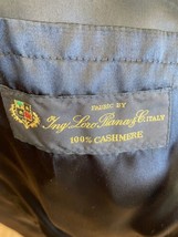 Ing Loro Piana 100% Cashmere Italy Long Coat Black Nordstrom Jacob Siege... - £392.52 GBP