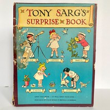 1940s Tony Sargs Surprise Book Childrens Nursery Rhymes BJ Jay Vintage - £22.41 GBP