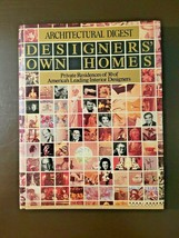 Architectural Digest Designers Own Homes Book 1984 HC/DJ Design Architecture - £15.78 GBP