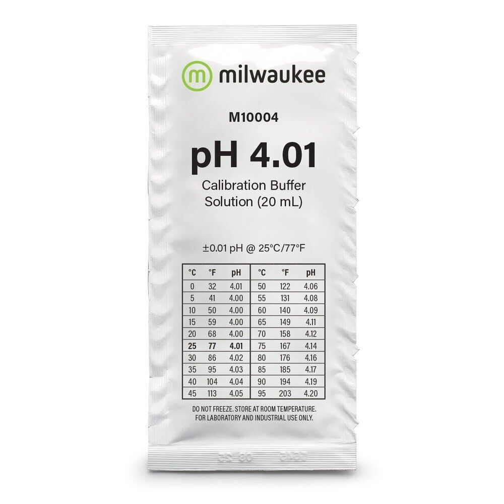 Milwaukee M10004B pH 4.01 Calibration Solution Sachets (Single) - $6.37