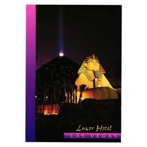 Vintage Postcard Luxor Hotel Sphynx Pyramid Evening Purple Casino Las Vegas Neva - £6.15 GBP
