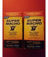 TWO PACK HIGH POTENCY SUPER MACHO ENERGY TABLETS 50CT - £30.14 GBP