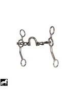Horse bit 5 ⅛” Mouth Long Shank Ported Chain Bit by Professionals Choice... - $68.31