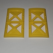 2 VTech Go Go Smart Wheels Spinning Spiral Tower Yellow Support Replacement Lot - £11.85 GBP