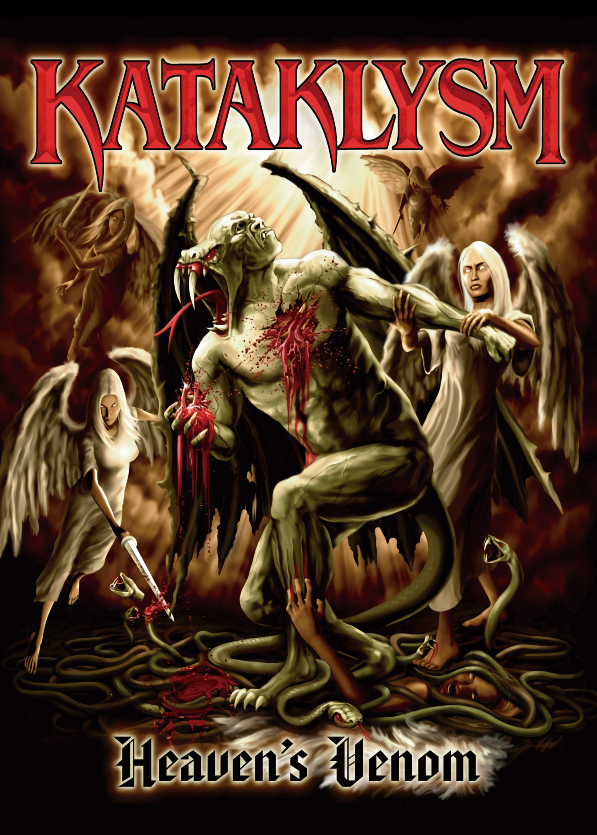 KATAKLSYM Heaven&#39;s Venom FLAG CLOTH POSTER BANNER CD Death Metal - $20.00