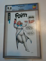 Faith # 1 NM Valiant Jody Houser Perez Sauvage Cover E CGC Replica Variant Movie - £47.80 GBP