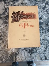 La Boheme: Vocal Score by Giacomo Puccini: Used: Ricordi 1917 SC - £14.24 GBP