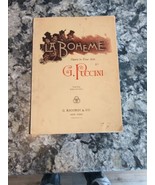 La Boheme: Vocal Score by Giacomo Puccini: Used: Ricordi 1917 SC - £14.12 GBP