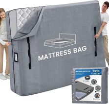 Extra Thick Twin Mattress Moving Bag - Reusable &amp; Easy to Carry with Zipper - $37.57