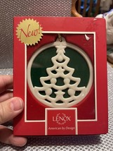 LENOX 2013 COLORS OF CHRISTMAS, TREE ORNAMENT 3.9 INCHES TALL 840328 - £13.32 GBP