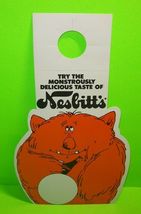 Nesbitt's Soda Bottle Cardboard Advertising Sign Monster Vintage Ephemer... - $14.39