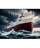 SS Edmund Fitzgerald Disaster History Historical Reconstruction Poster A... - $26.99