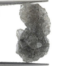 Natural Silver Grey Color 6.30 Ct Rough Loose Earth Mined Diamond For Jewelry - £135.03 GBP