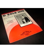 1935 O SOLE MIO Antique Sheet Music ED DI CAPUA Calumet Joseph Gallicchi... - $9.99