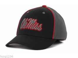 Ole Miss Rebels Top of the World NCAA Buzzer Beater Flex Fit Cap Hat M/L - £14.84 GBP
