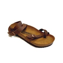 Birkenstock Yara Cork Footbed Oiled Leather Ankle Strap Sandals Womens 7 Habana - £95.08 GBP