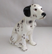 Vintage Ceramic Dalmatian Dog Figurine/Statue 10.25&quot; Tall &amp; Base Is 7.5&quot;... - $38.79